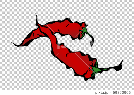 Brush painting chili 69830966