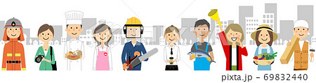 街の人々 働く人 街の人々 働く人 69832440