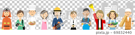 街の人々 働く人 街の人々 働く人 69832440