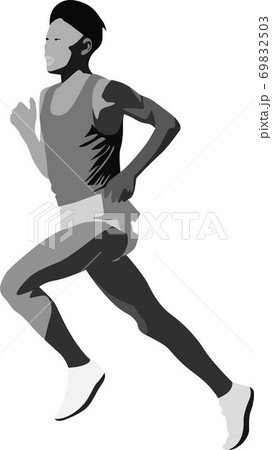 ランナーのイラスト素材 ランナーのイラスト素材