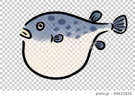 Fugu Fugu Kawabuta魚刷手繪 69833838