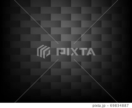Black abstract background with weaving. Background with 3D paper effect 69834887