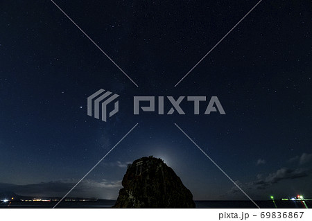 出雲の稲佐の浜の星空 出雲の稲佐の浜の星空 69836867