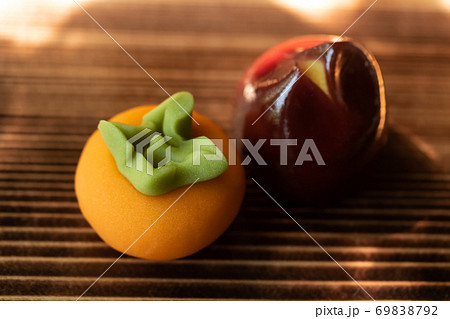 上生菓子・柿と栗 69838792