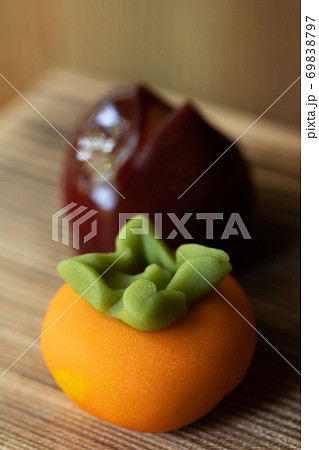 上生菓子・柿と栗 上生菓子・柿と栗 69838797