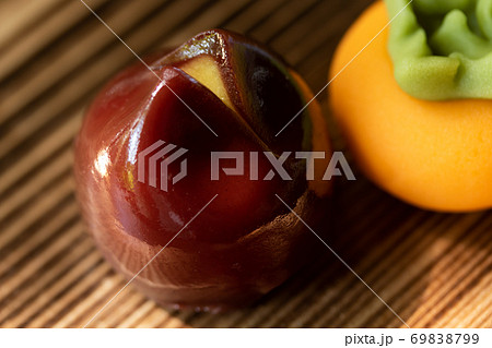 上生菓子・柿と栗 上生菓子・柿と栗 69838799