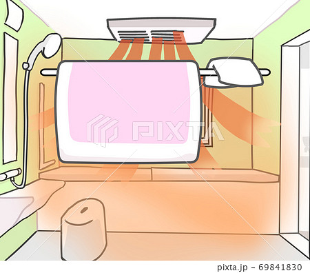 浴室で布団を乾燥 浴室で布団を乾燥 69841830