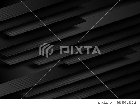Abstract black hi-tech geometric minimal background 69842952