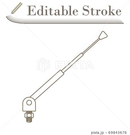 Radio Antenna Component Icon Radio Antenna Component Icon 69843676