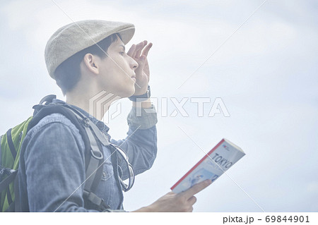 外国人旅行者　男性 69844901