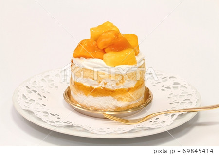 マンゴーとパイナップルのケーキ マンゴーとパイナップルのケーキ 69845414