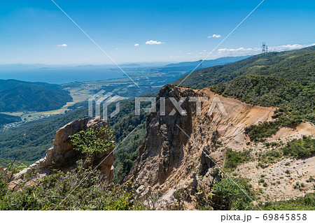 明王の禿から見た景色（琵琶湖付近の赤坂山・三国山） 69845858