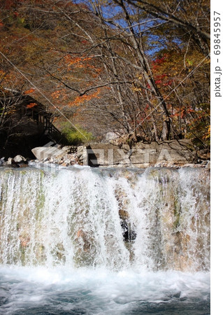 北温泉　余笹川の滝 69845957