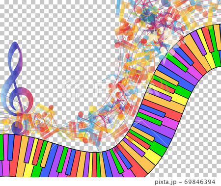 Multicolor musical 69846394