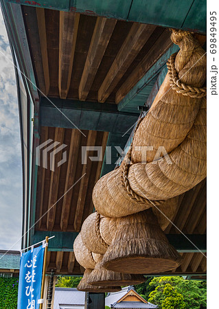 出雲大社　神楽殿の大注連縄 69849495