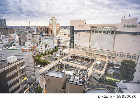 東武東上線 志木駅東口周辺の街並み 都市風景 東武東上線 志木駅東口周辺の街並み 都市風景 69850030