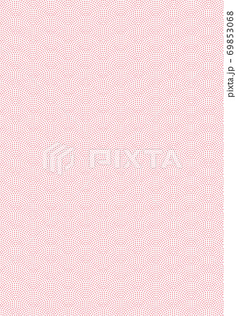 和柄_青海波_3_ピンク_シームレスパターン 和柄_青海波_3_ピンク_シームレスパターン 69853068