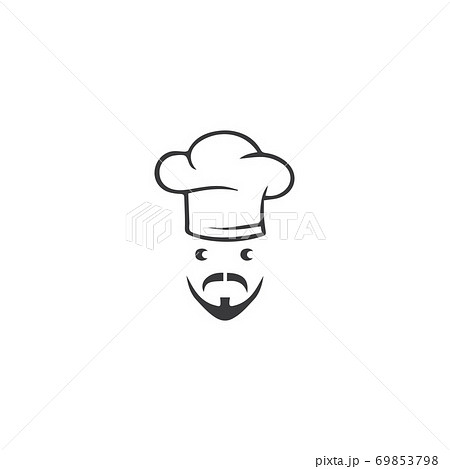 Hat Chef Logo Templateのイラスト素材