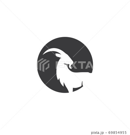 Goat Logo Template vector icon 69854955