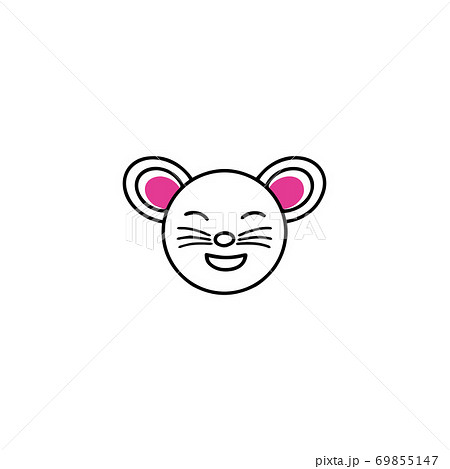 Mouse animal logo icon vector Mouse animal logo icon vector 69855147