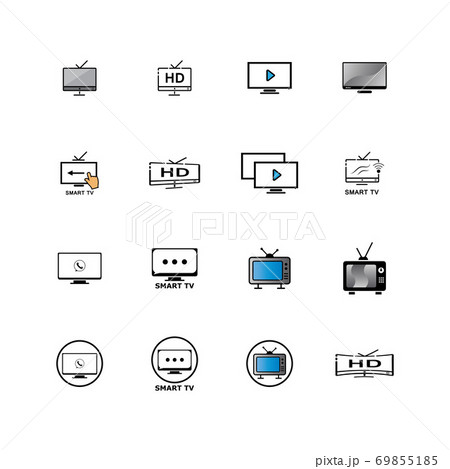 TV , LCD, LED, monitor icon vector illustration 69855185