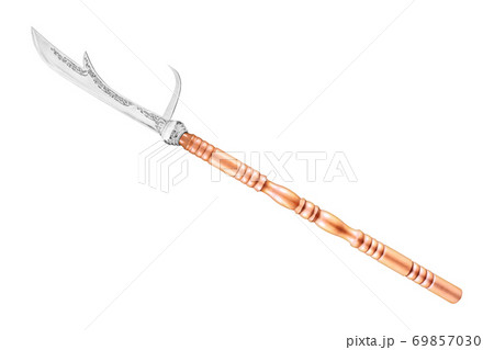 ancient sword isolated on white background 69857030