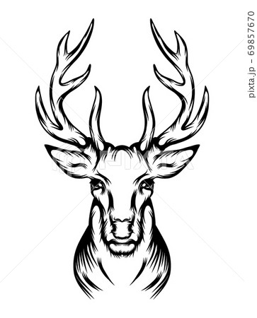 The animation of the tattoo dear with the single head 69857670