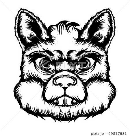 The Animation Of The Big Rat Tattoo With The のイラスト素材