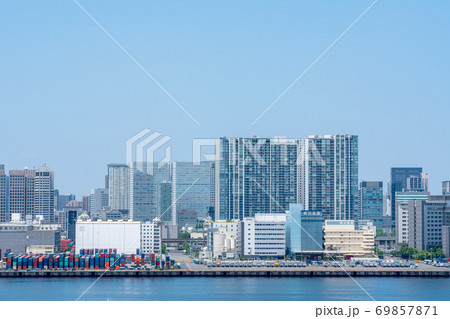 東京臨海部の都市風景 東京臨海部の都市風景 69857871