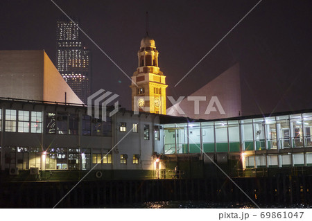 香港 夜景 街並み 香港 夜景 街並み 69861047