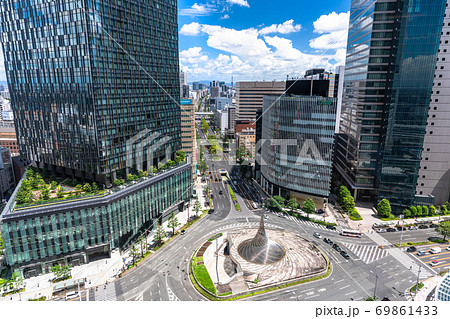 《愛知県》名古屋駅前・都市風景 69861433