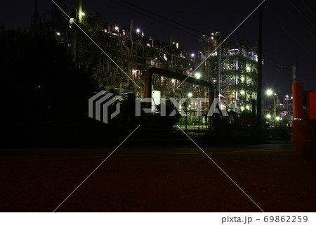 工場夜景　川崎　夜景スポット　ドライブ 69862259