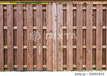 板塀の写真素材
