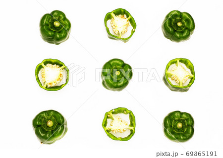 ピーマン 断面図 テクスチャ ピーマン 断面図 テクスチャ 69865191