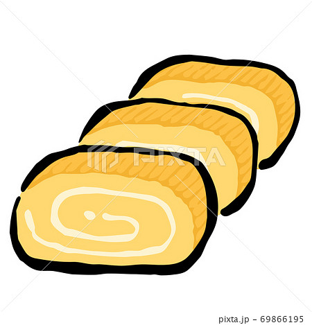 Illustration of Tamagoyaki 69866195