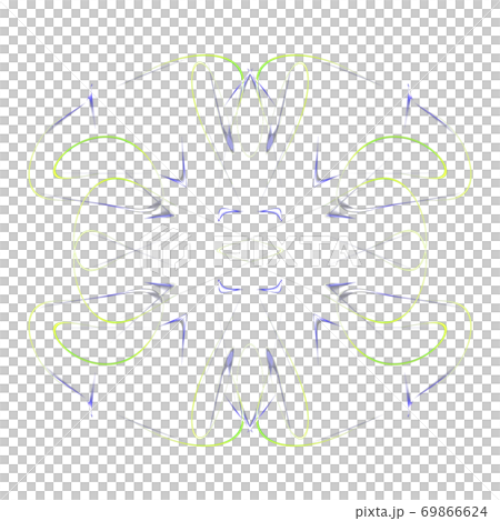 美しい二角形(背景透過PNG)　20200927_602-004 69866624