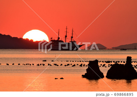 九十九島の夕景 九十九島の夕景 69866895