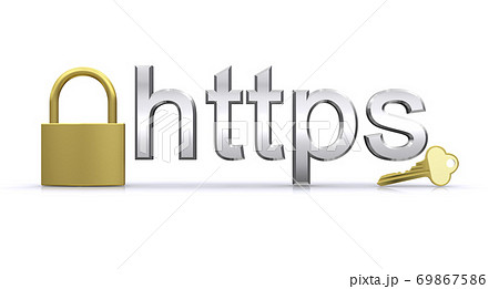 httpsのセキュリティイメージ httpsのセキュリティイメージ 69867586