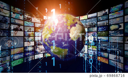 デジタルコンテンツ　デジタルトランスフォーメーション 69868716