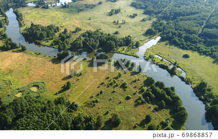 Aerial landscape 69868857