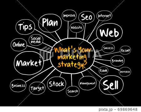 What's Your Marketing Strategy mind map flowchart What's Your Marketing Strategy mind map flowchart 69869648