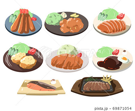 定食セット(線無し) 69871054