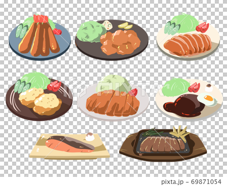 定食セット(線無し) 69871054