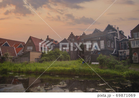 Traditional houses in Holland 69871069
