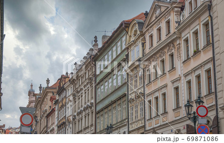 beautiful old streets of Prague. beautiful old streets of Prague. 69871086
