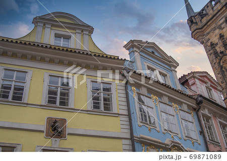 beautiful old streets of Prague. 69871089