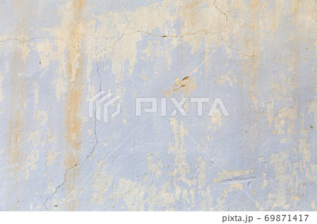 Peeling paint on the wall seamless texture. Peeling paint on the wall seamless texture. 69871417