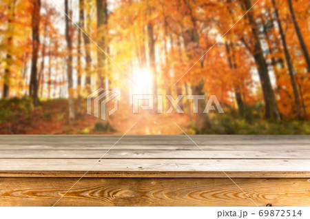 Wooden table background 69872514