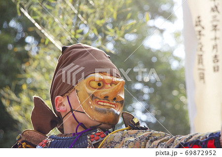 愛知県豊橋市の鬼祭の天狗 69872952