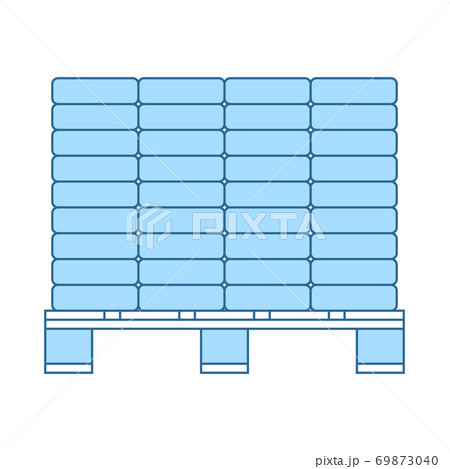 Icon Of Construction Pallet 69873040